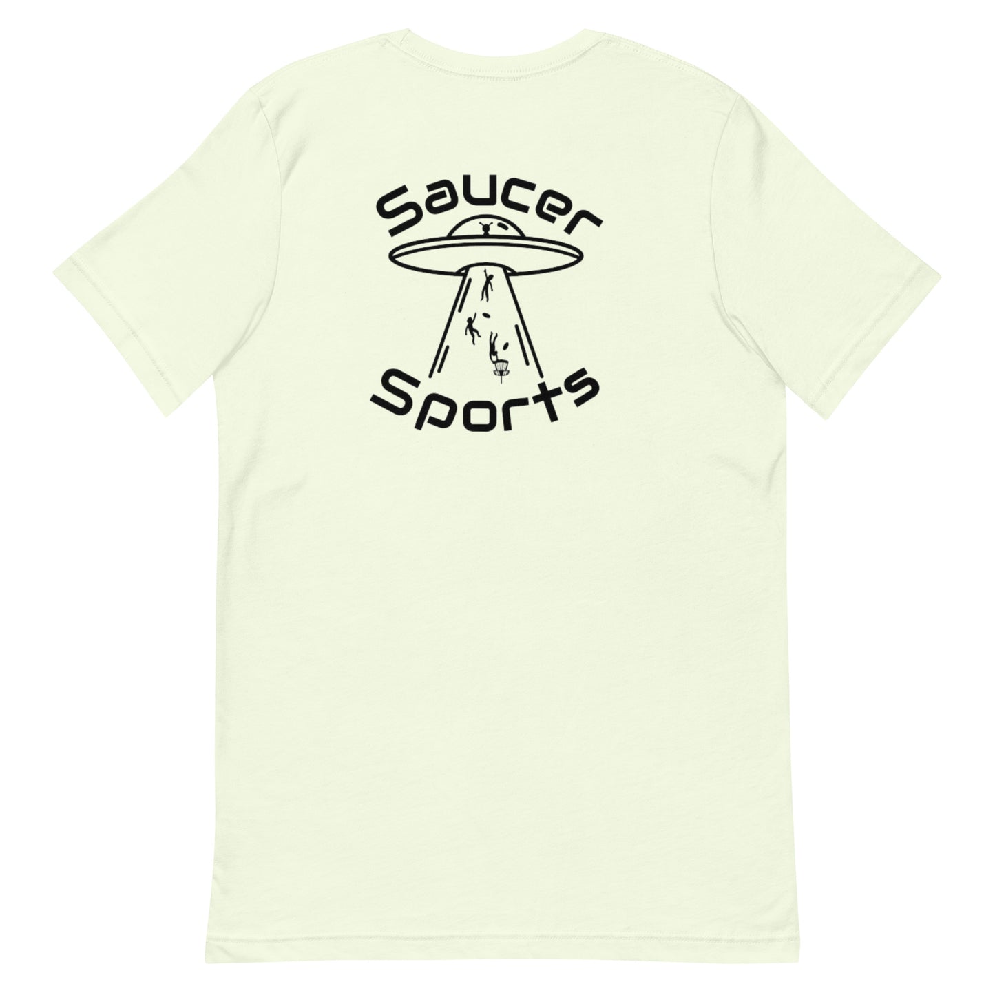 Saucer Sports Tee W/ Logo on Back